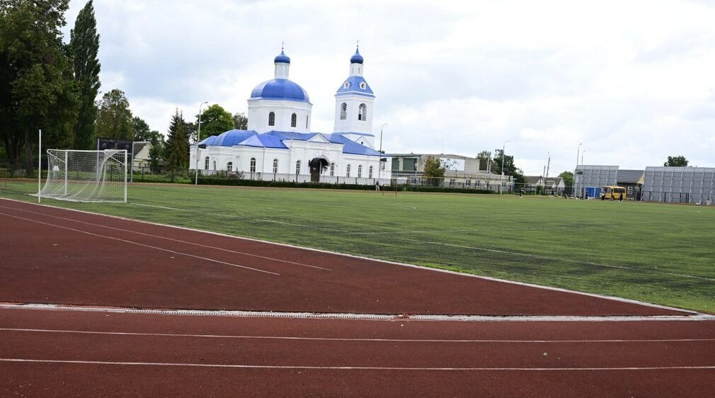 Стадион «Нерусса» в Трубчевске поддерживается в хорошем состоянии