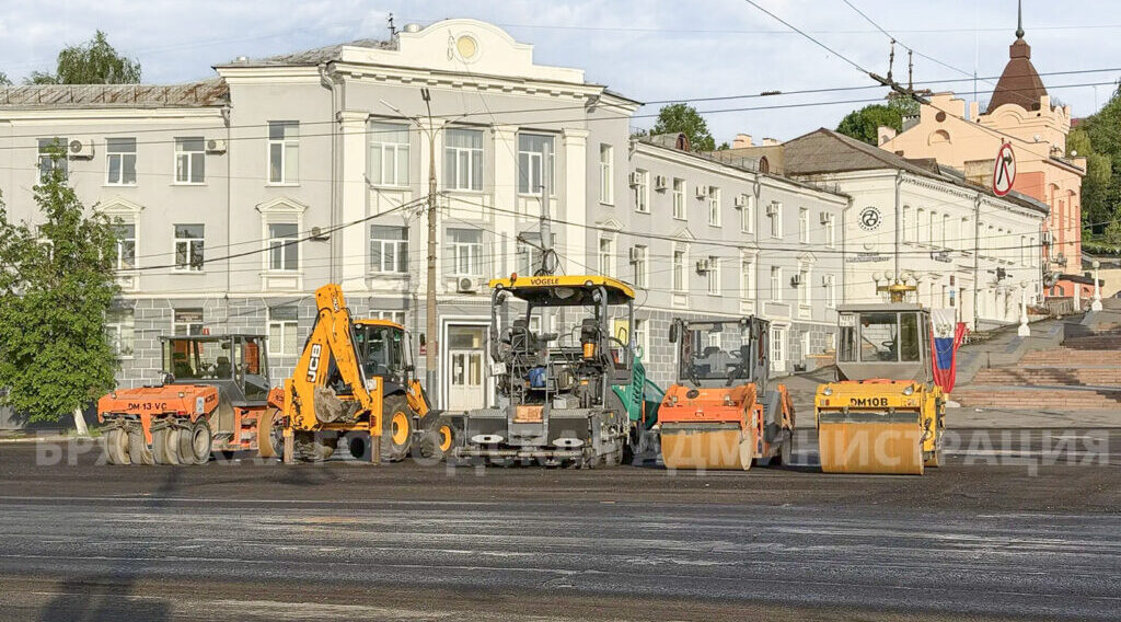 Ремонт улицы Калинина проходит в областном центре
