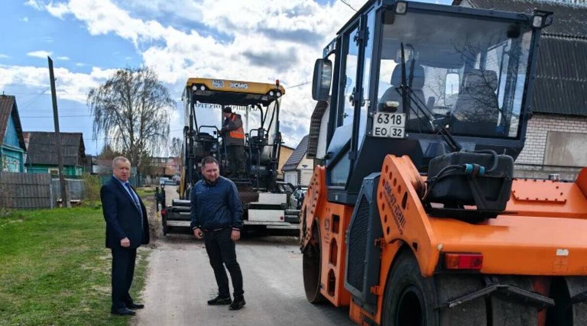 В Жуковке отремонтирована дорога по улице Тельмана