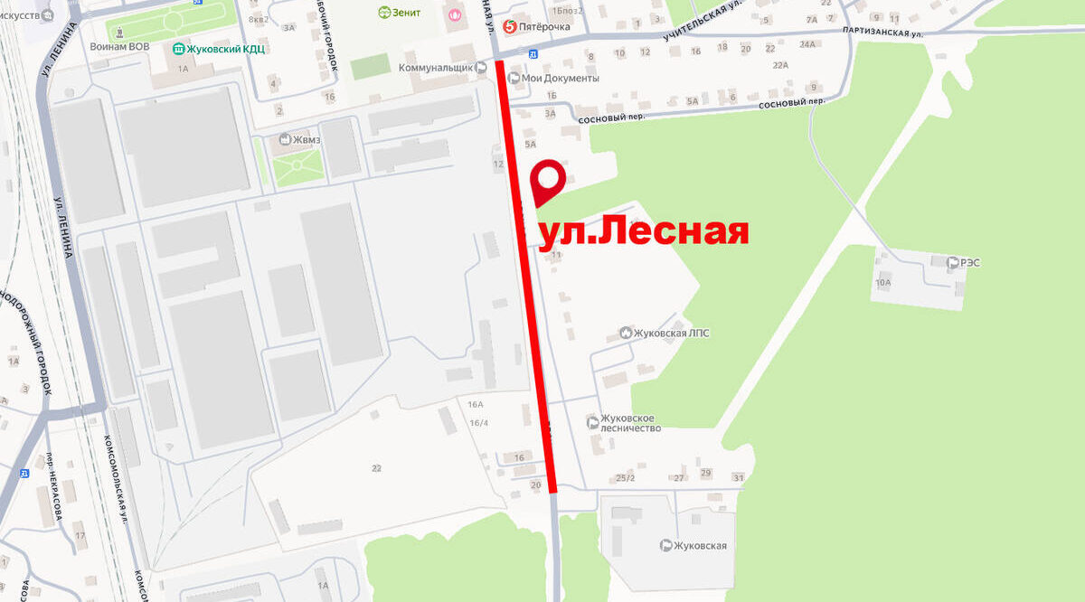 В Жуковке  построят тротуар