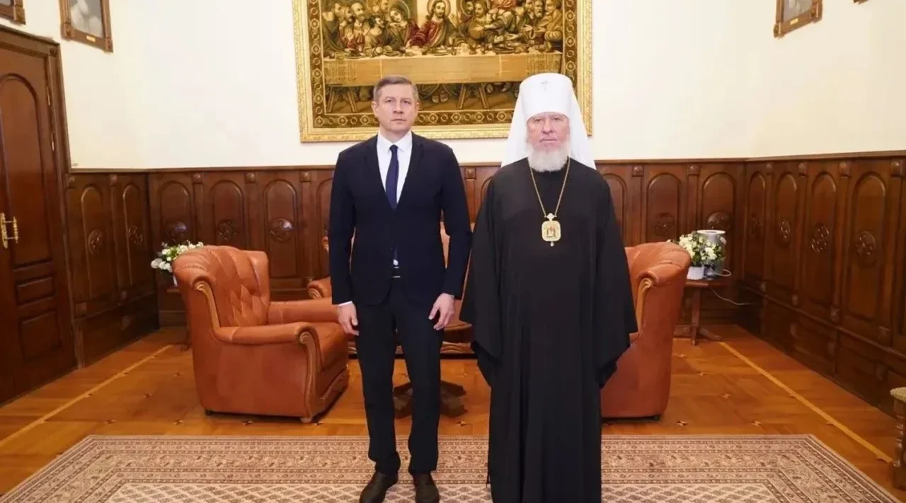 Егор Ковальчук встретился с Митрополитом Брянским и Севским Александром