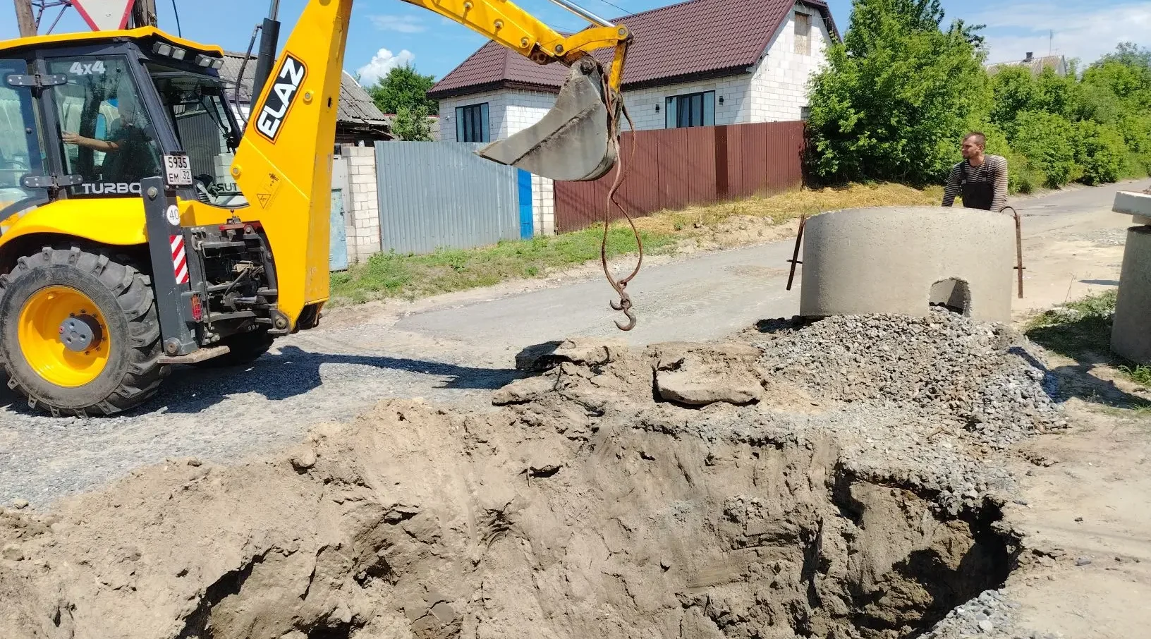 Ремонт инженерных сетей проходит в Новозыбкове