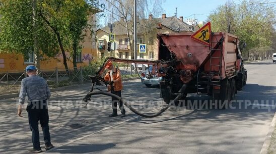 С начала этого года в Брянске идёт полным ходом ямочный ремонт