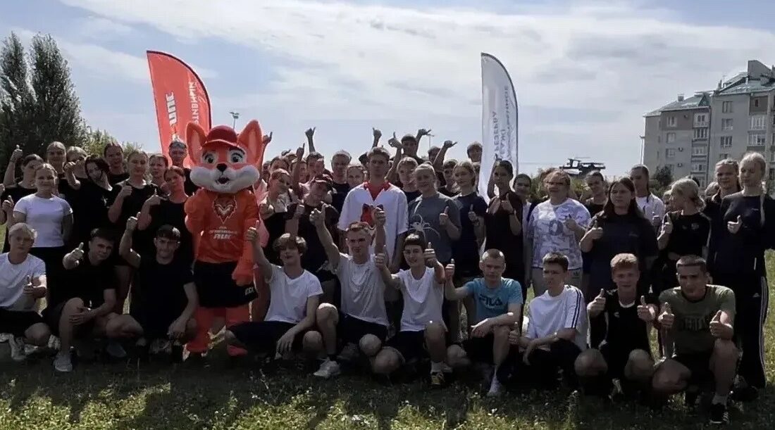 Мероприятие «Зарядка с чемпионом» прошла в областном центре
