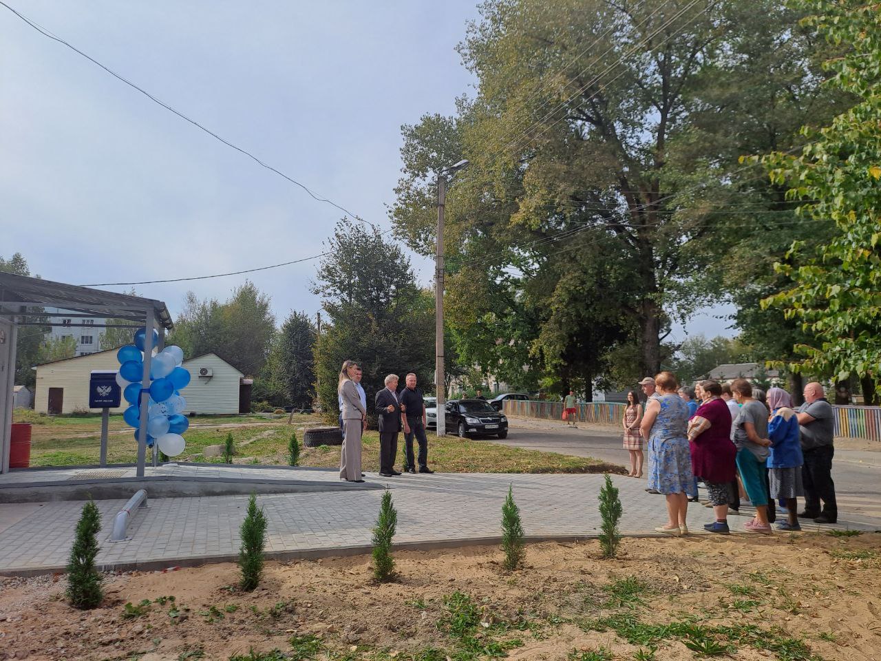 В поселке Дружба  Дятьковского района открыли первое быстровозводимое отделение Почты России в Брянской области