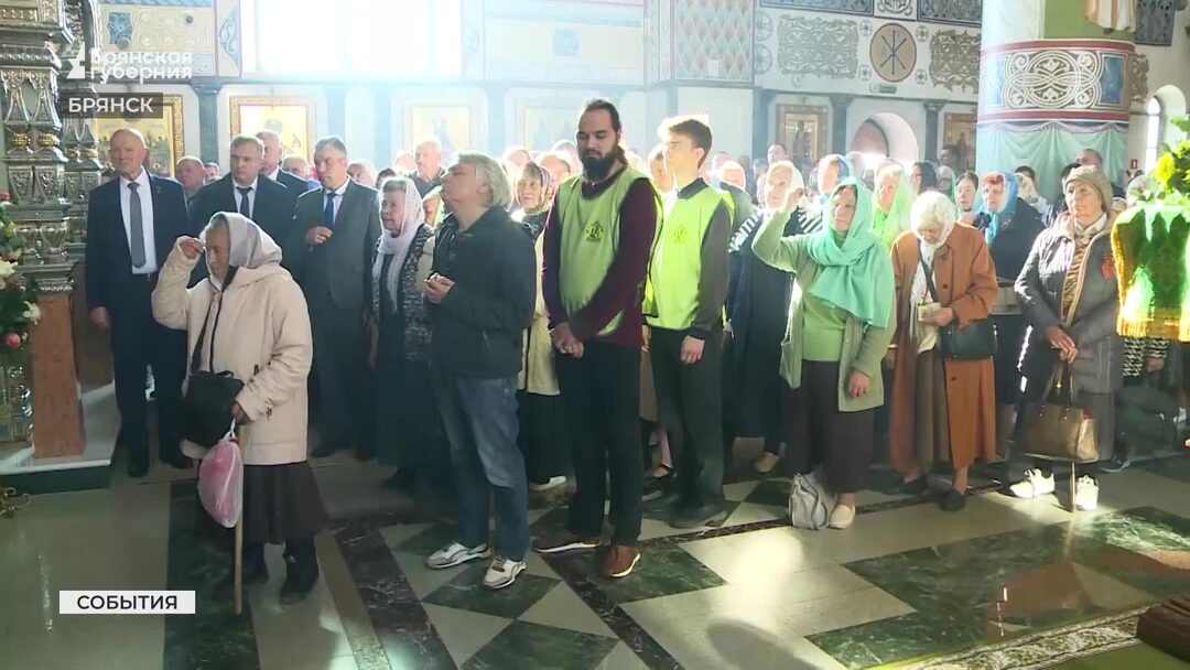 В Брянске почтили память преподобного Олега Брянского и Собора Брянских святых