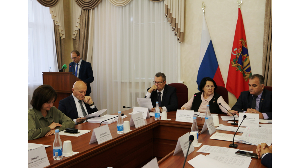 Состоялось первое заседание комитета по образованию, науке, культуре и СМИ Брянской областной Думы