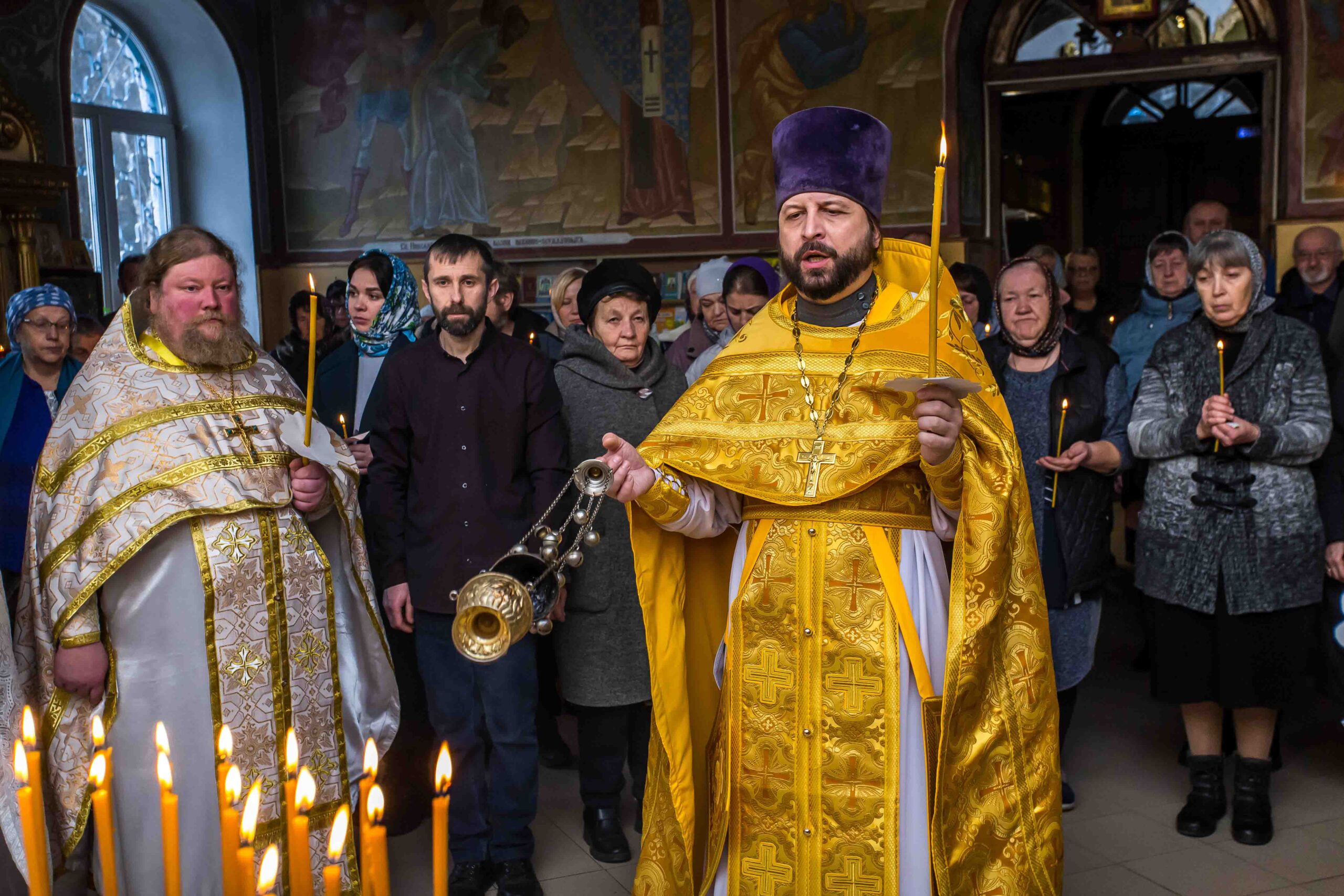 Cоборное богослужение прошло в дятьковском храме в честь Преображения