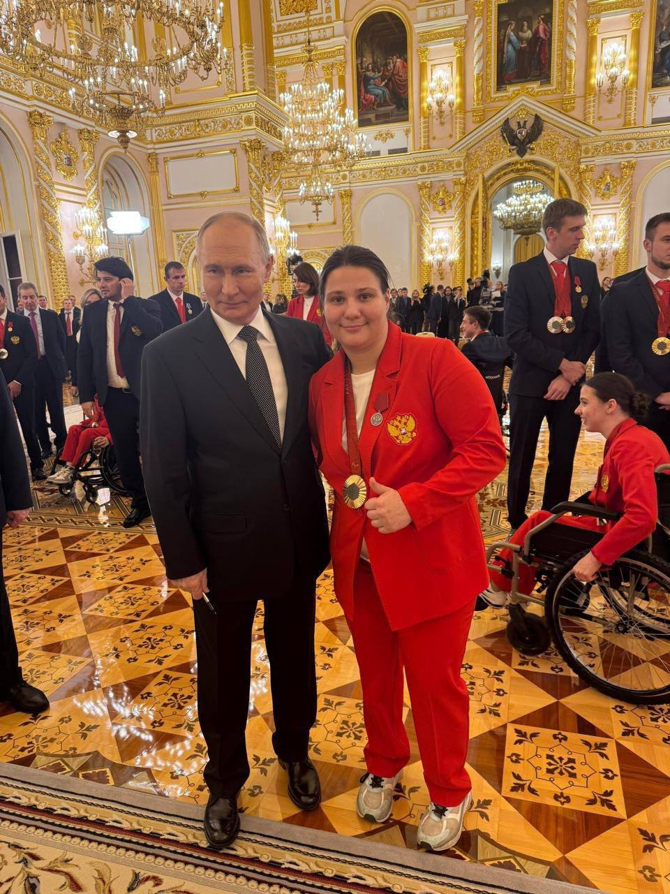 Владимир Путин вручил государственные награды брянским спортсменам