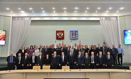 На Брянщине чествовали энергетиков региона в Хрустальном зале Правительства