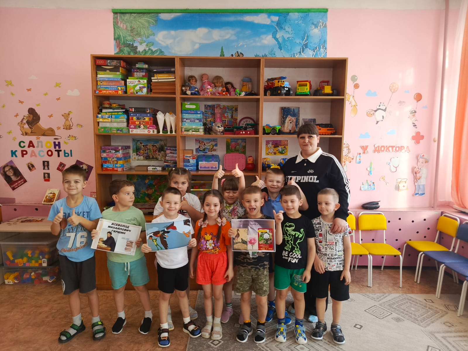 Дружбинские дошкольники познакомились с творчеством В.М.Гаршина