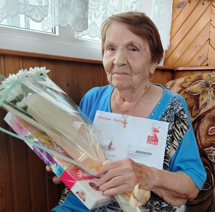Валентина Степановна Баранова из Ольшаницы отмечает 90-летие