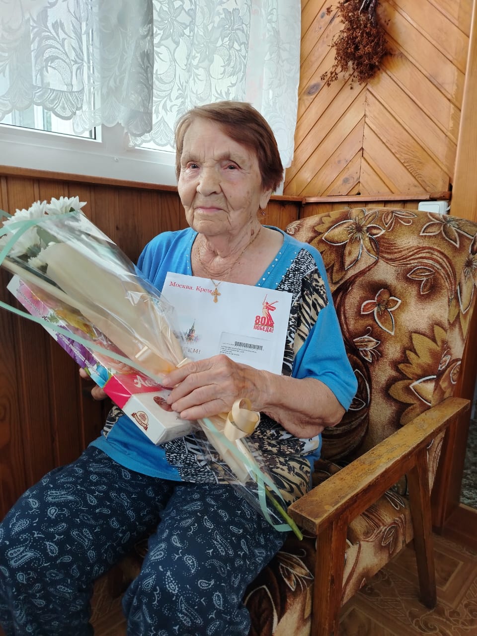 Валентина Степановна Баранова из Ольшаницы отмечает 90-летие
