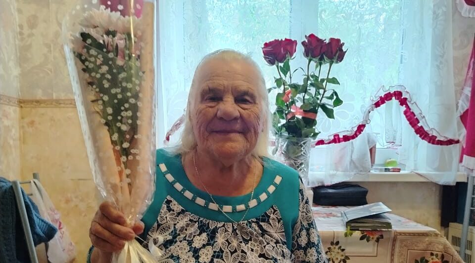 Раиса Ивановна Кочерыжкина из Дятьковского района отмечает 90-летний юбилей