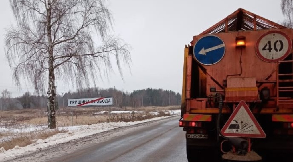 В Брянской области накануне прошёл мокрый снег с дождём