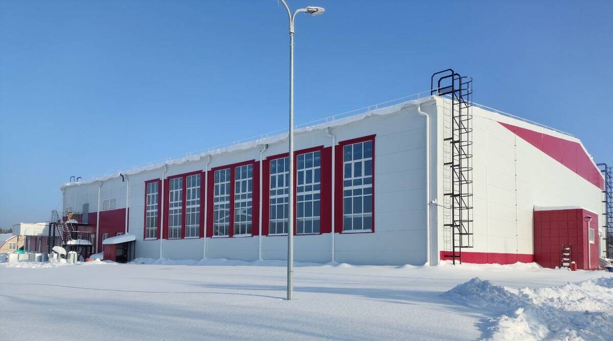 Установлено оборудование в новом спорткомплексе