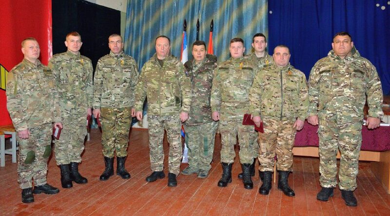 Наградили бойцов бригады БАРС – Брянск