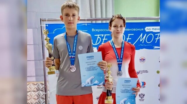 Призером соревнований в Архангельске стала брянская теннисистка