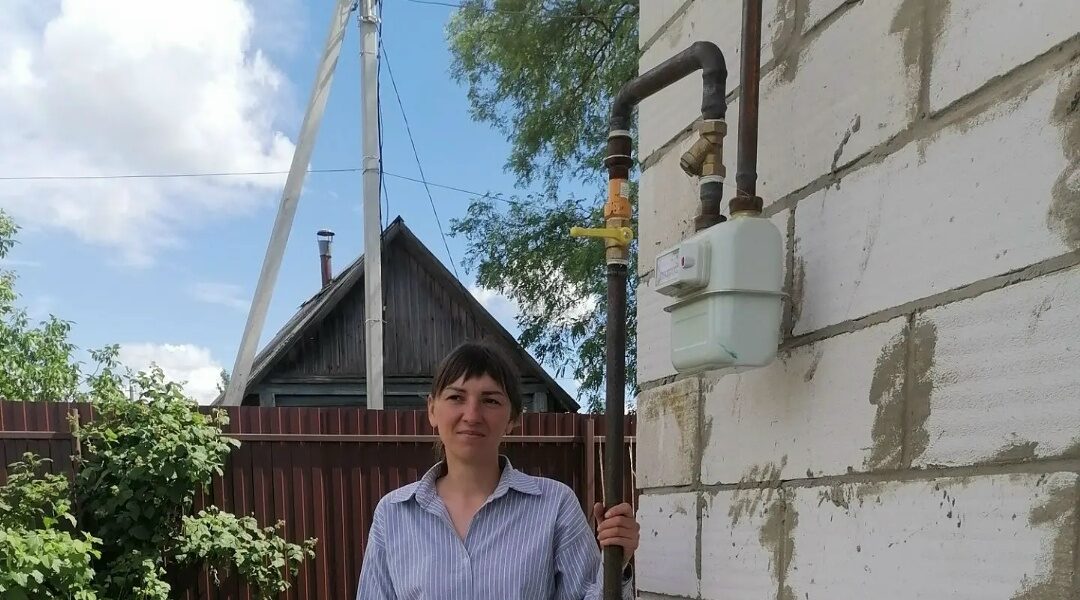 Многодетная семья из Мглинского района получила поддержку на газификацию