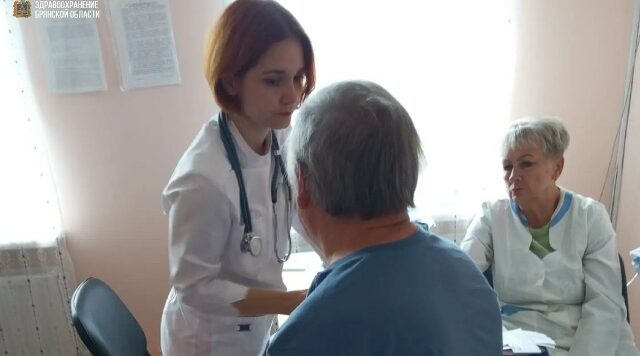 Прошла диспансеризация в селе Борщово Навлинского района