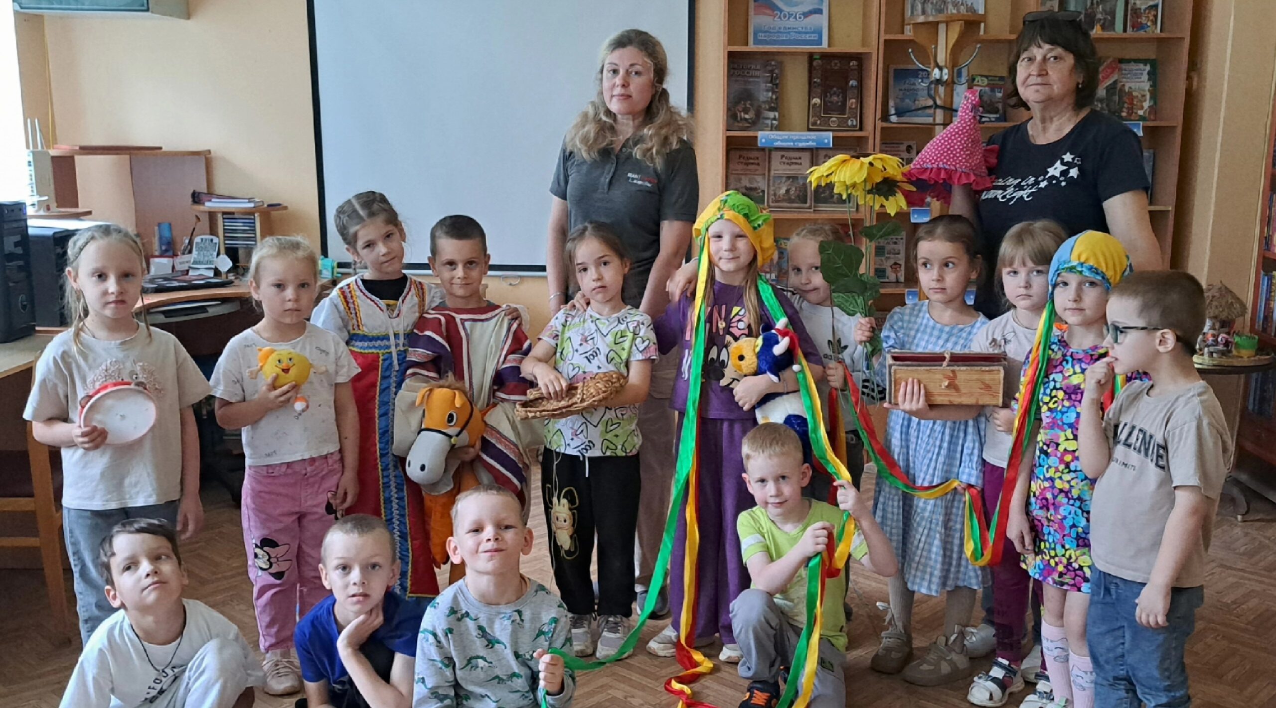 Познавательно-игровой час в детской библиотеке