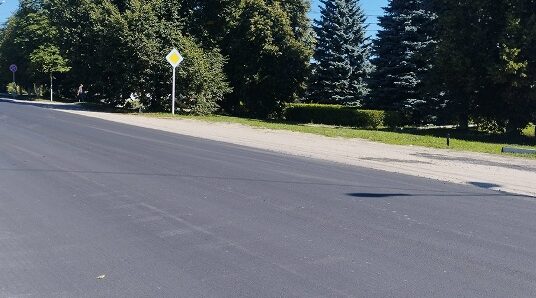 В посёлке Выгоничи идет ремонт автодороги