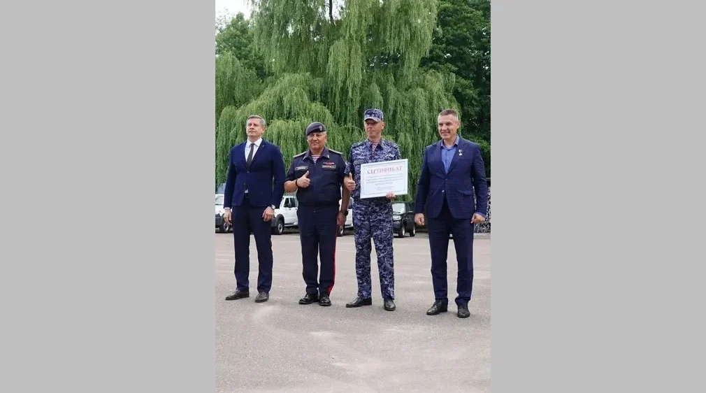 Правительство региона передало 10 автомобилей  Росгвардии