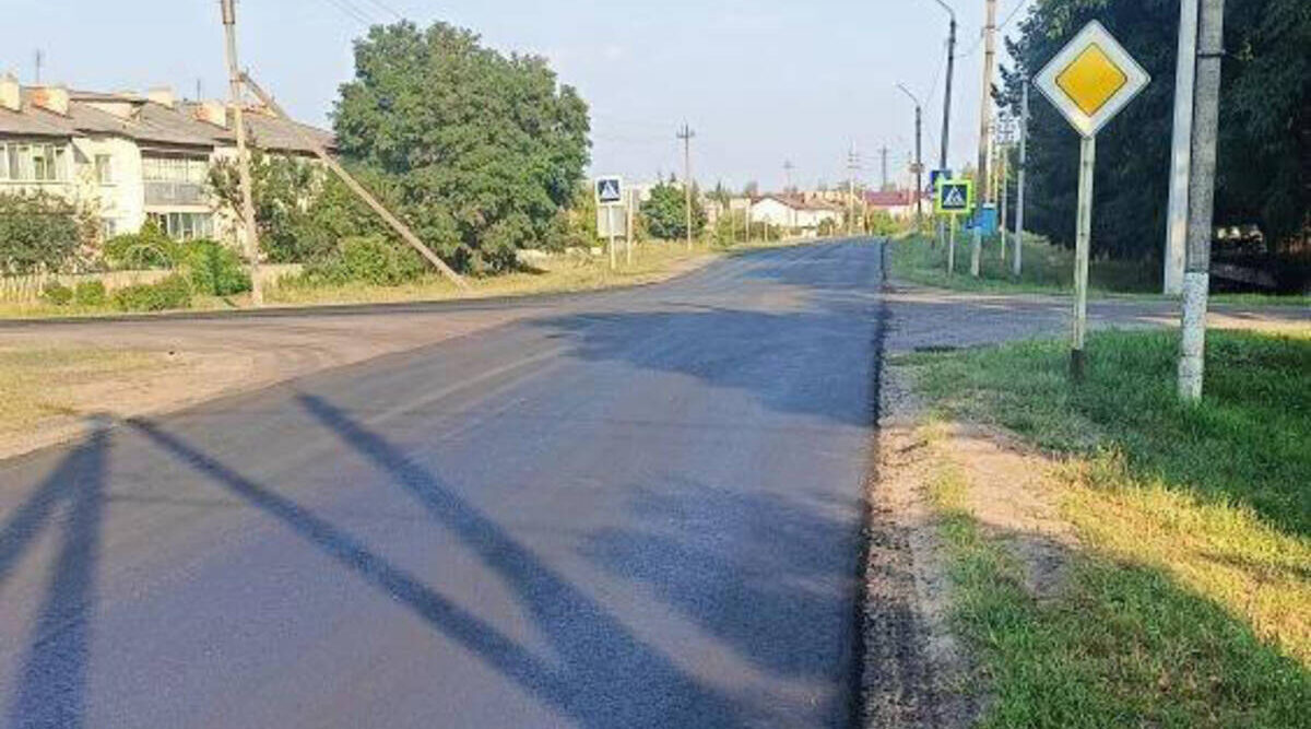 В Суземке идет обновление автодороги