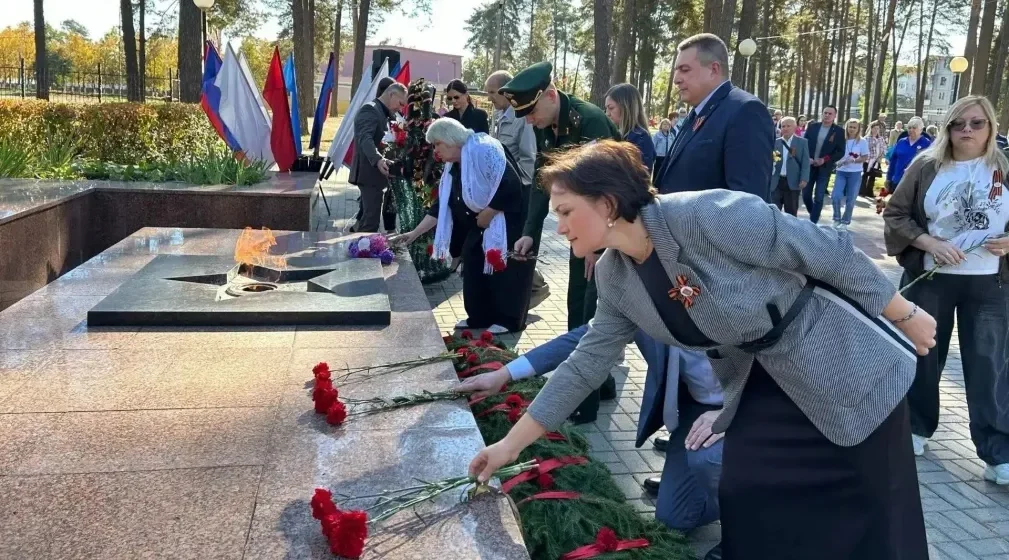 Годовщину освобождения от немецко-фашистских захватчиков празднуют в Сельцо