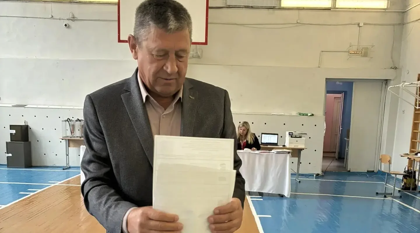 Вячеслав Петрович Губанов проголосовал за процветание Брянщины