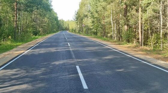 В Рогнединском районе отремонтирована автодорога