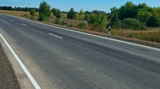 В Почепском районе отремонтировали автодорогу